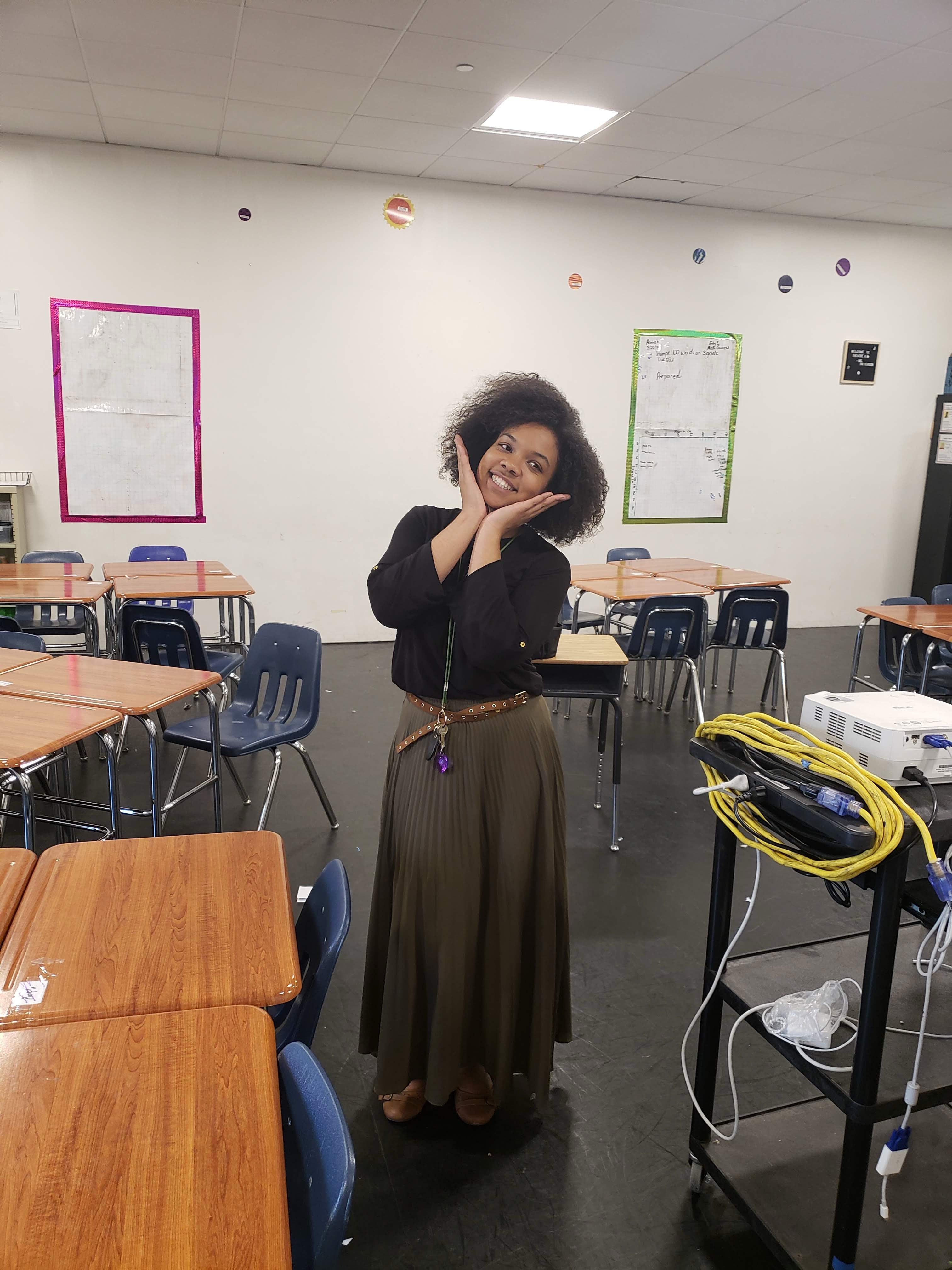 EduBlck Institute founder in classroom
